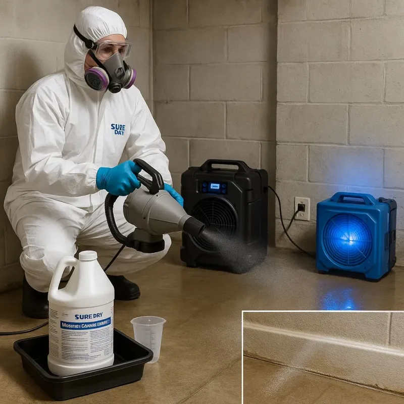 Sanitization and Odor Removal process in New Town, ND