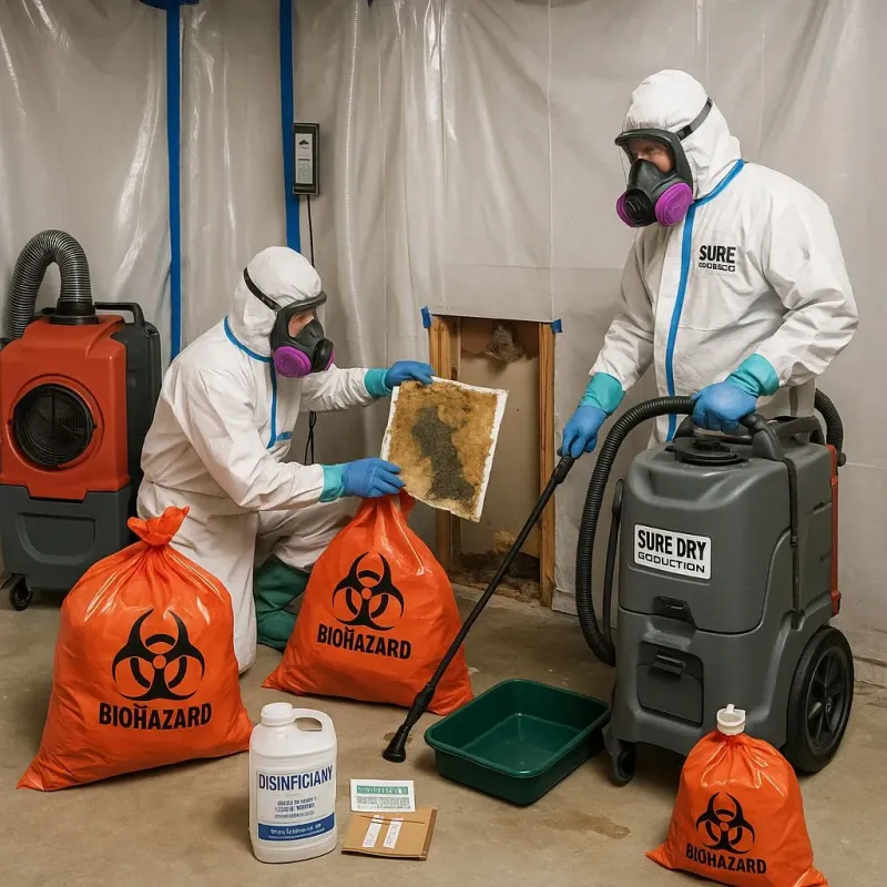 Contaminated Water Handling Protocols process in New Town, ND