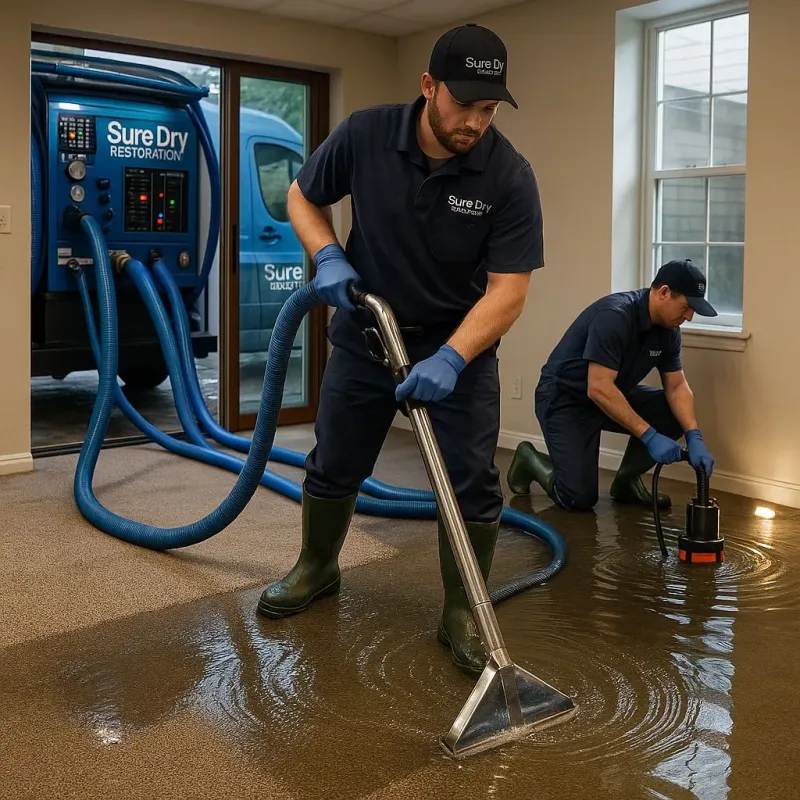 Water Extraction and Removal process in New Town, ND